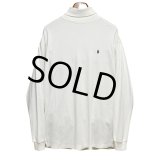 USA製【ラルフローレン】POLO RALPH LAUREN ビンテージ【白】【タートルネックロンT】【サイズXL】 