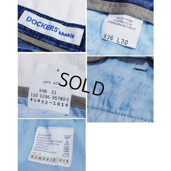画像2: 【90's〜】【ビンテージ】【DOCKERS】ドッカーズ【Khakis】【２タックデニムパンツ】【36ｘ30】 