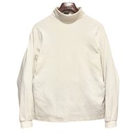 90's ビンテージ USA製【GAP】オールドギャップ【白】無地【タートルネックロンT】【サイズL】 