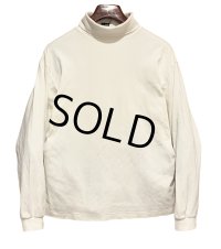 90's ビンテージ USA製【GAP】オールドギャップ【白】無地【タートルネックロンT】【サイズL】 