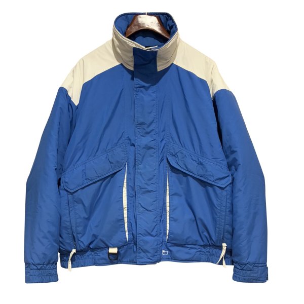 画像1: ビンテージ USA製【80's】【Woolrich】ウールリッチ【青×白】【中綿入りジャケット】サイズXL 