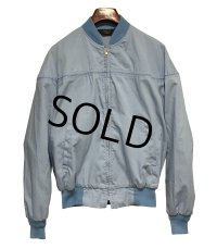 ビンテージ ∼90’ｓ USA製 水色【ダービージャケット】カップショルダージャケット【サイズL】 