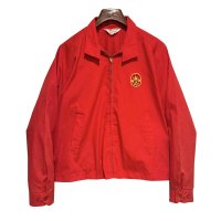 〜70’ｓ【ビンテージ】ボーイスカウト【BOY SCOUT OF AMERICA】【赤】【スウィングトップ】【ジップアップブルゾン】【サイズXL】 