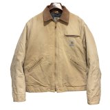  USA製 ビンテージ【carhartt】【カーハート】デトロイトジャケット【ダック地】裏地ブランケット【US44】 