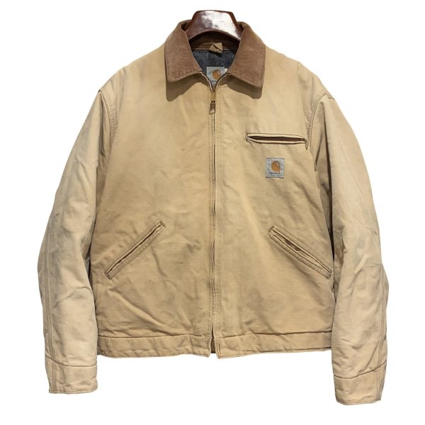 画像1:  USA製 ビンテージ【carhartt】【カーハート】デトロイトジャケット【ダック地】裏地ブランケット【US44】 