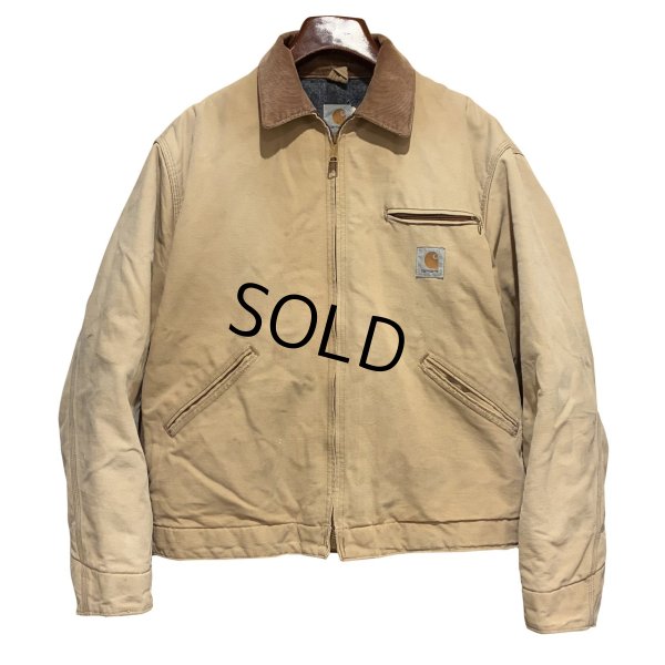 画像1:  USA製 ビンテージ【carhartt】【カーハート】デトロイトジャケット【ダック地】裏地ブランケット【US44】 
