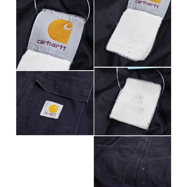 画像2: ビンテージ【carhartt】【カーハート】【黒】トラディショナルコート【ブランケット裏地付き】【ダック地】【ワークジャケット】【XＬ程度】 