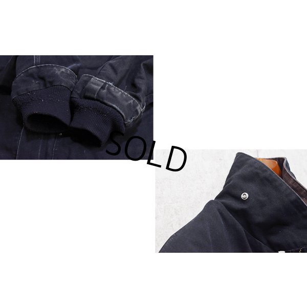 画像3: ビンテージ【carhartt】【カーハート】【黒】トラディショナルコート【ブランケット裏地付き】【ダック地】【ワークジャケット】【XＬ程度】 