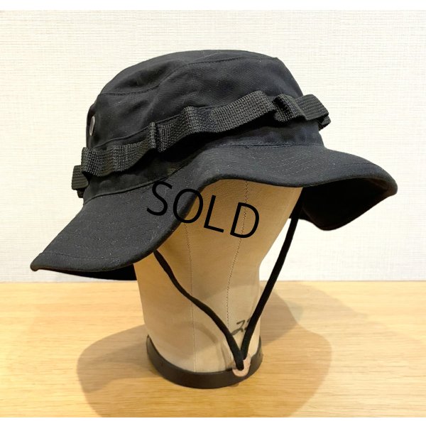 画像3: 【デッドストック】U.S.ARMY HAT SUN HOT WEATHER TYPE2 黒【ブーニーハット】【7 1/2】 