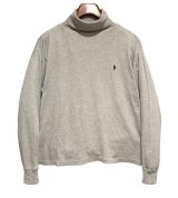 90s~ USA製【ラルフローレン】POLO RALPH LAUREN ビンテージ【グレー】【タートルネックロンT】【サイズXL】 