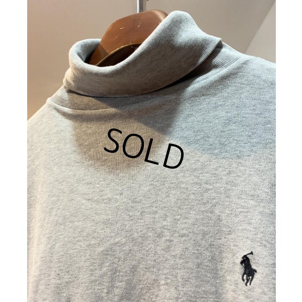画像5: 90s~ USA製【ラルフローレン】POLO RALPH LAUREN ビンテージ【グレー】【タートルネックロンT】【サイズXL】 