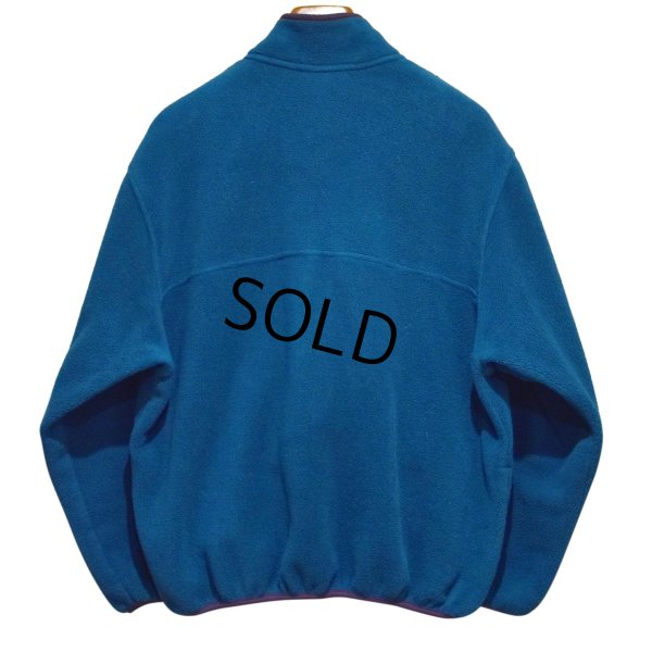 画像3: 程度良好 90's~ 【ビンテージ】【ＬＬビーン】【L.L.bean】【エメラルドｘ紫】【プルオーバーフリース】サイズＭ－Ｌ 