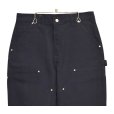 画像1: デッドストック 【USA製】【未使用】【カーハート】【carhartt】黒【コットン】ダブルニー ワークパンツ【ペインターパンツ】【32ｘ28】<br> (1)