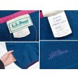 画像2: 程度良好 90's~ 【ビンテージ】【ＬＬビーン】【L.L.bean】【エメラルドｘ紫】【プルオーバーフリース】サイズＭ－Ｌ<br> (2)