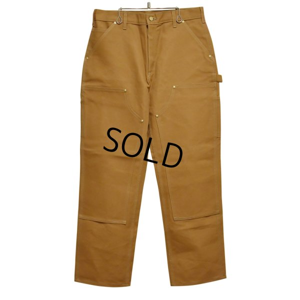 画像4: 未使用 デッドストック 【USA製】【カーハート】【carhartt】ダックカラー ルーズフィット【ダブルニー】ワークパンツ【ペインターパンツ】【33ｘ30】 