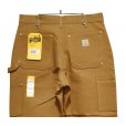 画像6: 未使用 デッドストック 【USA製】【カーハート】【carhartt】ダックカラー ルーズフィット【ダブルニー】ワークパンツ【ペインターパンツ】【33ｘ30】<br> (6)