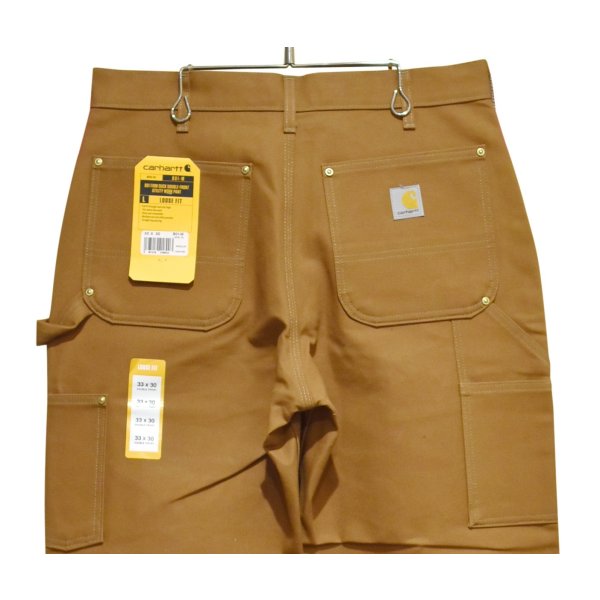 画像6: 未使用 デッドストック 【USA製】【カーハート】【carhartt】ダックカラー ルーズフィット【ダブルニー】ワークパンツ【ペインターパンツ】【33ｘ30】 