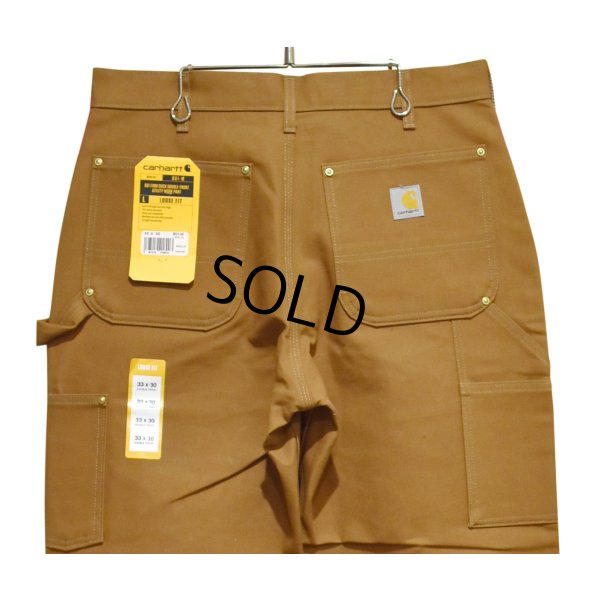画像6: 未使用 デッドストック 【USA製】【カーハート】【carhartt】ダックカラー ルーズフィット【ダブルニー】ワークパンツ【ペインターパンツ】【33ｘ30】 