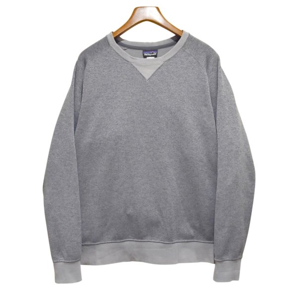 画像1: 【パタゴニア】patagonia グレー 2トーン 前Ｖ スウェット【サイズXL】 