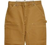 未使用 デッドストック 【USA製】【カーハート】【carhartt】ダックカラー ルーズフィット【ダブルニー】ワークパンツ【ペインターパンツ】【33ｘ30】 