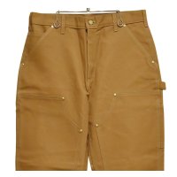 未使用 デッドストック 【USA製】【カーハート】【carhartt】ダックカラー ルーズフィット【ダブルニー】ワークパンツ【ペインターパンツ】【33ｘ30】 