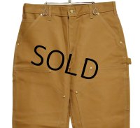 未使用 デッドストック 【USA製】【カーハート】【carhartt】ダックカラー ルーズフィット【ダブルニー】ワークパンツ【ペインターパンツ】【33ｘ30】 