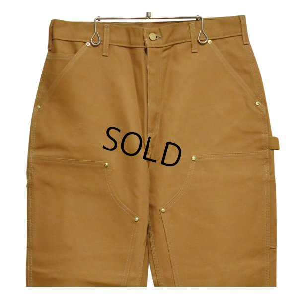 画像1: 未使用 デッドストック 【USA製】【カーハート】【carhartt】ダックカラー ルーズフィット【ダブルニー】ワークパンツ【ペインターパンツ】【33ｘ30】 