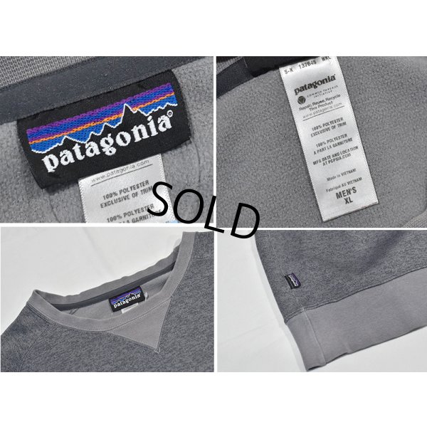 画像2: 【パタゴニア】patagonia グレー 2トーン 前Ｖ スウェット【サイズXL】 