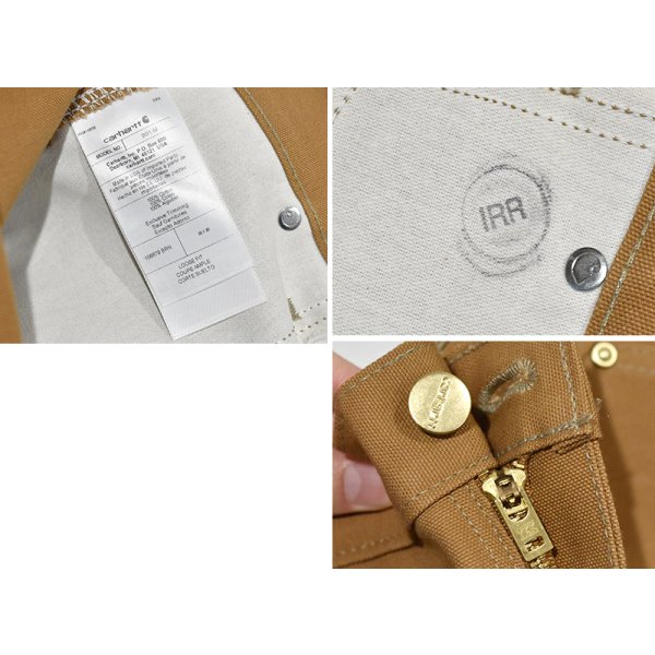 画像3: 未使用 デッドストック 【USA製】【カーハート】【carhartt】ダックカラー ルーズフィット【ダブルニー】ワークパンツ【ペインターパンツ】【33ｘ30】 