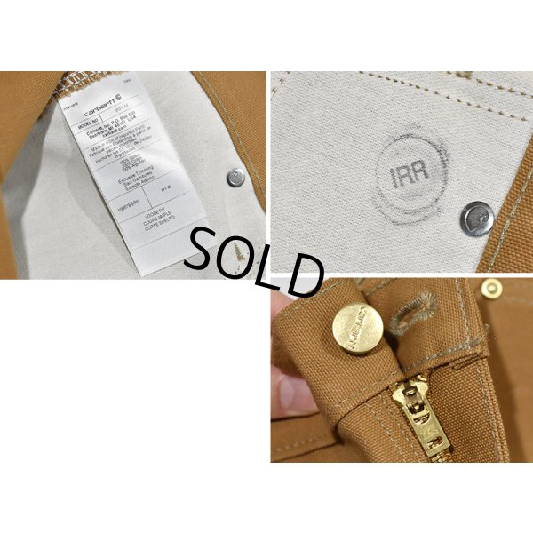 画像3: 未使用 デッドストック 【USA製】【カーハート】【carhartt】ダックカラー ルーズフィット【ダブルニー】ワークパンツ【ペインターパンツ】【33ｘ30】 
