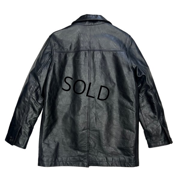 画像3: 【ビンテージ】オールドギャップ【GAP】【ギャップ】【ブラック】カーコート【レザージャケット】【サイズXS】 