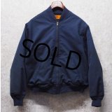 80's【USA製】【ビンテージ】【ディッキーズ】【Dickies】【紺地】【中綿入り】【ワークジャケット】ワークブルゾン【サイズXL-R】 