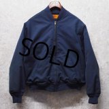 80's【USA製】【ビンテージ】【ディッキーズ】【Dickies】【紺地】【中綿入り】【ワークジャケット】ワークブルゾン【サイズXL-R】 