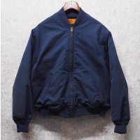 80's【USA製】【ビンテージ】【ディッキーズ】【Dickies】【紺地】【中綿入り】【ワークジャケット】ワークブルゾン【サイズXL-R】 