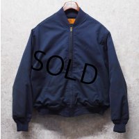 80's【USA製】【ビンテージ】【ディッキーズ】【Dickies】【紺地】【中綿入り】【ワークジャケット】ワークブルゾン【サイズXL-R】 