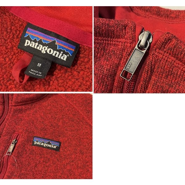 画像2: 【パタゴニア】patagonia【ワイン】【ハーフジップ】【ベターセーター】【サイズＭ】 
