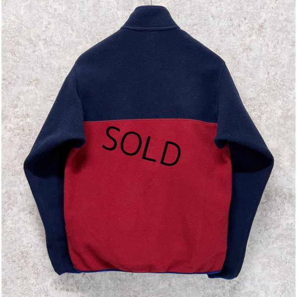 画像4: ビンテージ【パタゴニア】patagonia【紺×赤】切替 【シンチラ】スナップT 【フリース プルオーバー】【サイズS】 