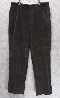 程度良好 90's【USA製】【ビンテージ】【ブルックスブラザーズ】brooksbrothers【ブラウン】【コーデュロイパンツ】コーデュロイスラックス【W36】 