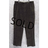 程度良好 90's【USA製】【ビンテージ】【ブルックスブラザーズ】brooksbrothers【ブラウン】【コーデュロイパンツ】コーデュロイスラックス【W36】 