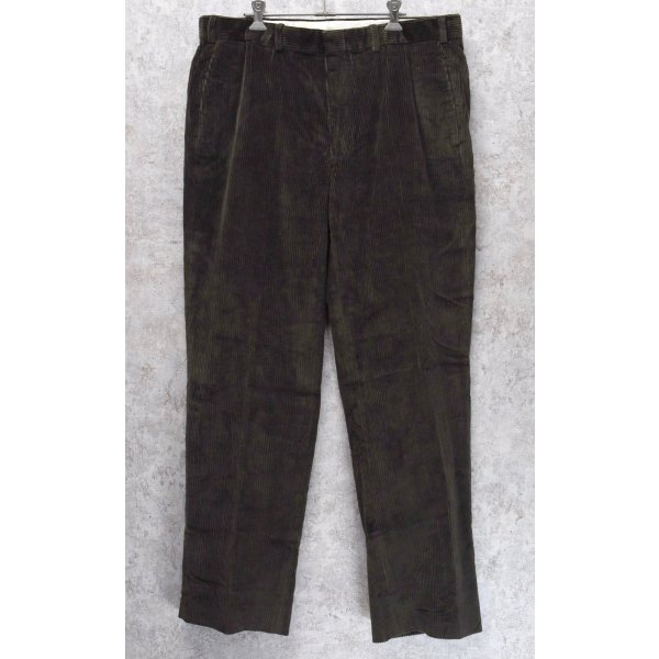 画像1: 程度良好 90's【USA製】【ビンテージ】【ブルックスブラザーズ】brooksbrothers【ブラウン】【コーデュロイパンツ】コーデュロイスラックス【W36】 