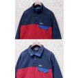画像3: ビンテージ【パタゴニア】patagonia【紺×赤】切替 【シンチラ】スナップT 【フリース プルオーバー】【サイズS】<br> (3)