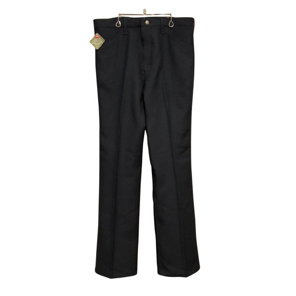 画像1: デッドストック 90's【USA製】【ビンテージ】【Wrangler】【ラングラー】紺地 ブーツカット【ランチャードレスパンツ】【スラックス】ブーツカット【フレアパンツ】【36ｘ34】 
