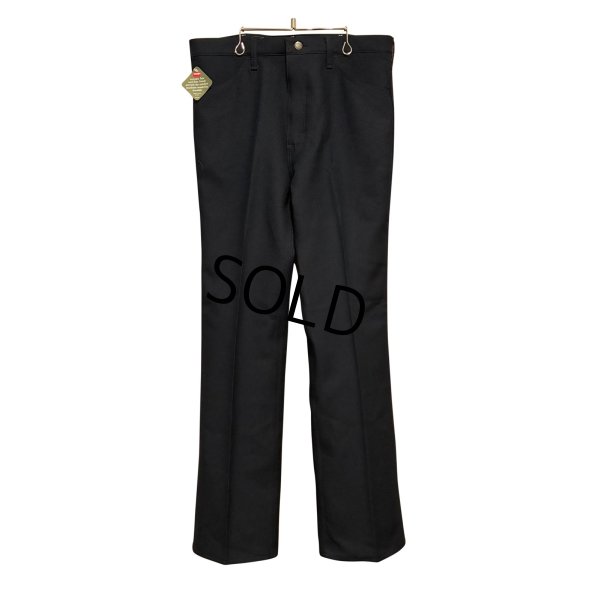 画像1: デッドストック 90's【USA製】【ビンテージ】【Wrangler】【ラングラー】紺地 ブーツカット【ランチャードレスパンツ】【スラックス】ブーツカット【フレアパンツ】【36ｘ34】 