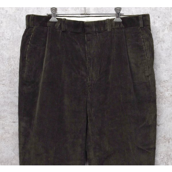 画像4: 程度良好 90's【USA製】【ビンテージ】【ブルックスブラザーズ】brooksbrothers【ブラウン】【コーデュロイパンツ】コーデュロイスラックス【W36】 