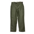 画像1: デッドストック【70's】【米軍実物】【ビンテージ】OG107【ベイカーパンツ】ボタンフライ  Ｗステッチ【ユーティリティパンツ】【32ｘ29】<br> (1)