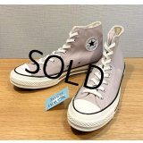 【ほぼ未使用!!】【コンバース】converse オールスター【CT70】【ストーンモーブ】【ハイカットシューズ】US9【27.5ｃｍ程度】 