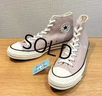 【ほぼ未使用!!】【コンバース】converse オールスター【CT70】【ストーンモーブ】【ハイカットシューズ】US9【27.5ｃｍ程度】 