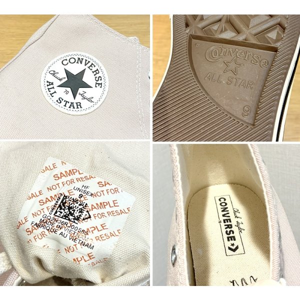画像2: 【ほぼ未使用!!】【コンバース】converse オールスター【CT70】【ストーンモーブ】【ハイカットシューズ】US9【27.5ｃｍ程度】 