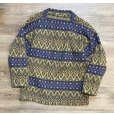 画像1: 70’s〜【ビンテージ】【ジャガード織り】【総柄】ニットセーター【ウールセーター】【サイズM程度】<br> (1)