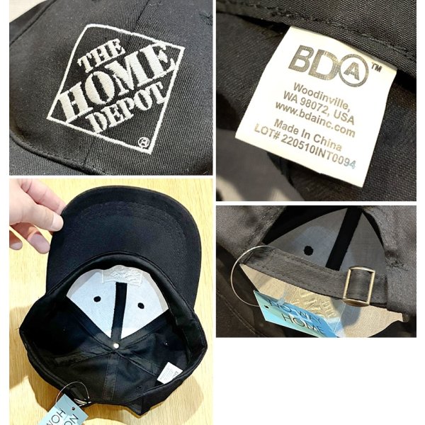 画像2: 【程度良好】【The home depot】ホーム・デポ【黒】【キャップ】BBキャップ 